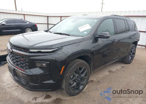 2024 Chevrolet Traverse Fwd Rs из США, поврежденный, VIN 1GNERLKS2RJ196873